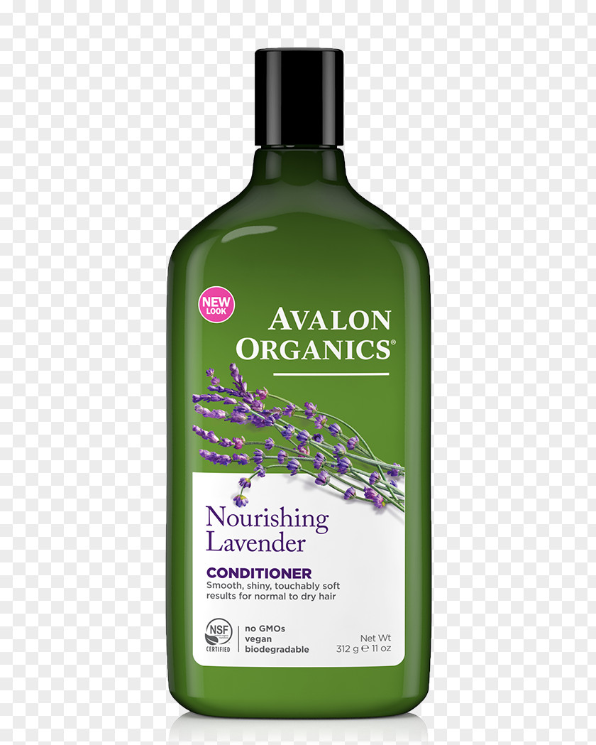 Shampoo Avalon Organics Nourishing Lavender Hair Conditioner Care Lotion Moisturizer PNG