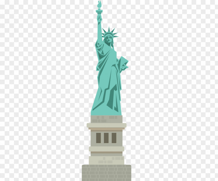 Vector Statue Of Liberty Architecture PNG