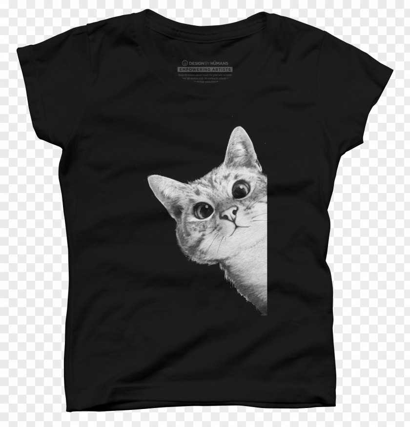 Cat Lover T Shirt Long-sleeved T-shirt Bag Whiskers PNG