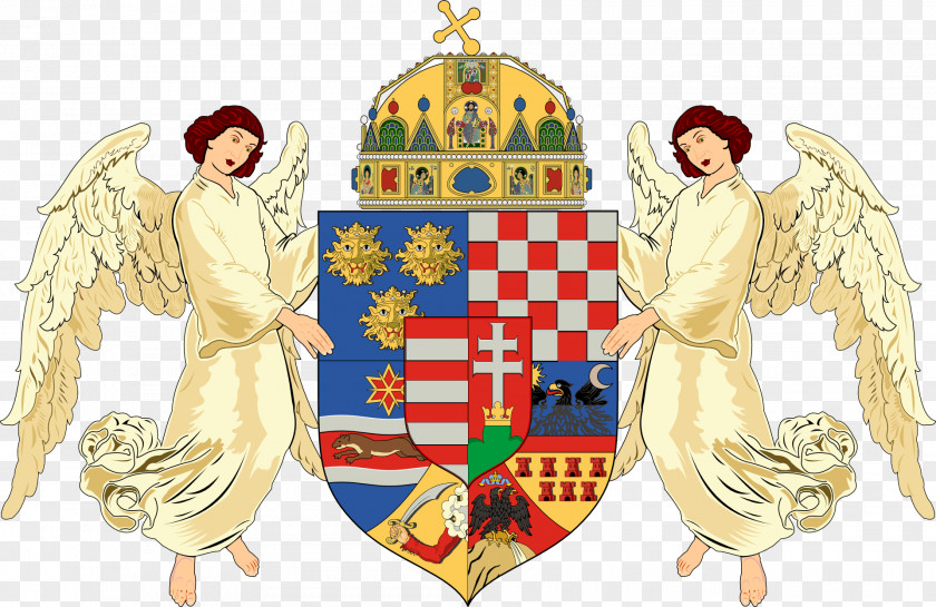 Coat Of Arms Austria Austria-Hungary Kingdom Hungary Austro-Hungarian Compromise 1867 Lands The Crown Saint Stephen PNG