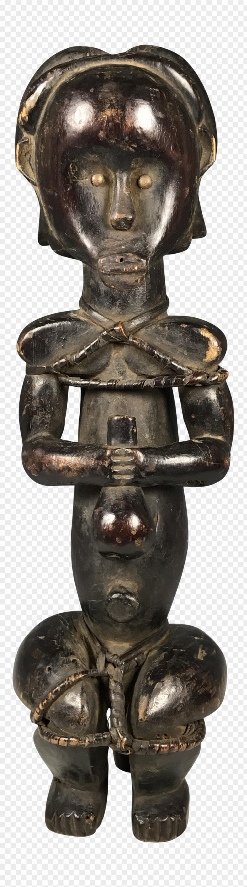 Fang Sculpture In Africa Bronze PNG