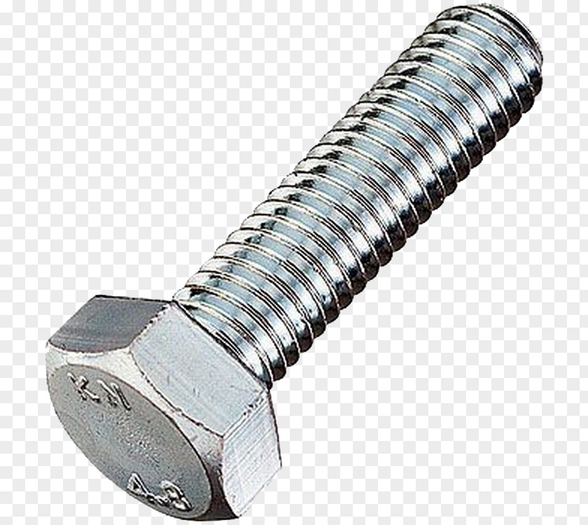 Hexagon Screw Bolt Thread Nut Iron PNG