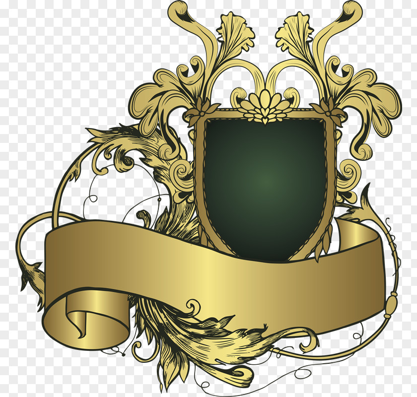 Ribbon Escutcheon PNG