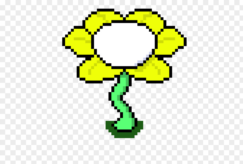 Sprite Undertale Flowey Pixel Art PNG