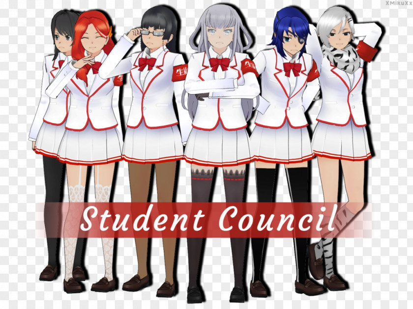 Student Yandere Simulator School Uniform Council PNG