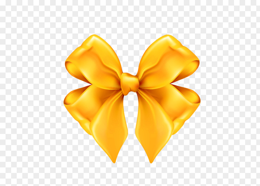 Yellow Bow Royalty-free Ribbon Clip Art PNG