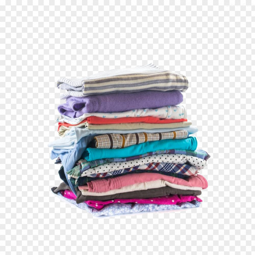 A Pile Of Folded Clothes Clothing Stock Photography T-shirt Stack PNG