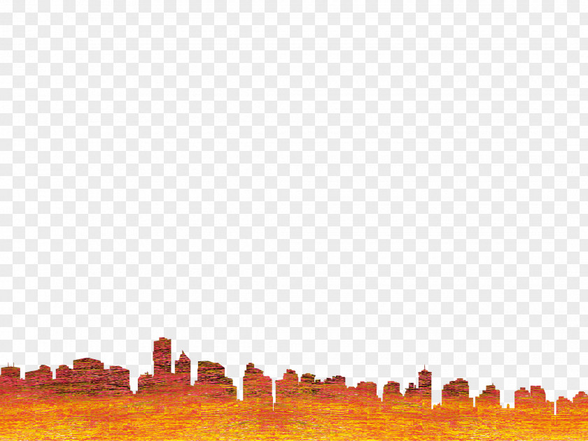 Yellow City Model Color PNG