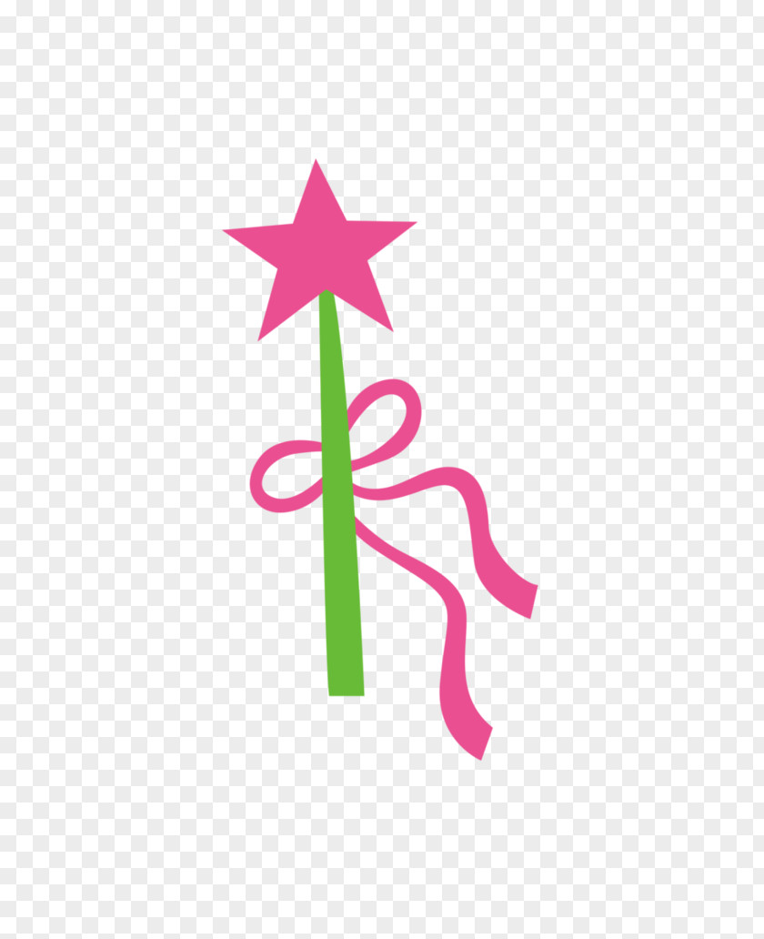Magic Star Pink M Line Logo Clip Art PNG