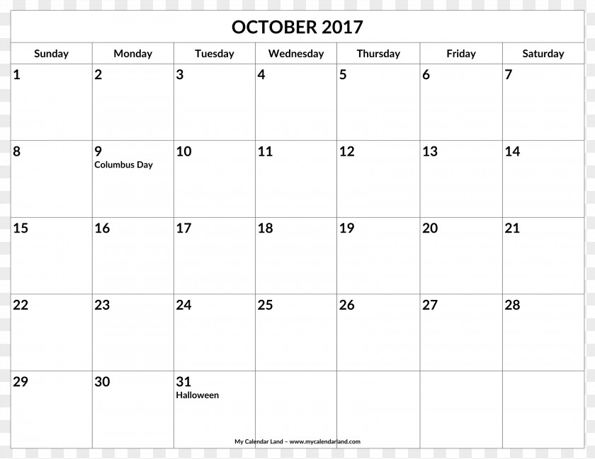 Monthly Calendar Online 0 Month Template PNG