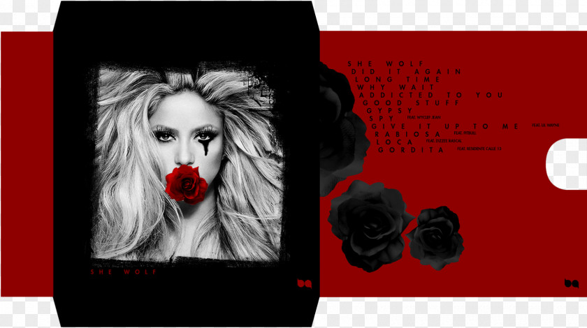 Shakira She Wolf Album Did It Again Music PNG Music, S By clipart PNG