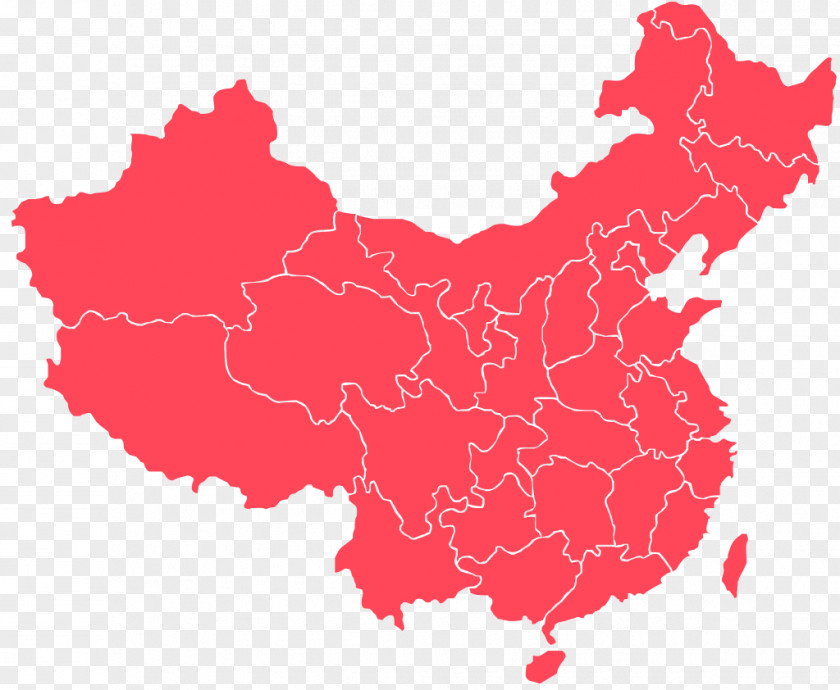 China Blank Map Clip Art PNG