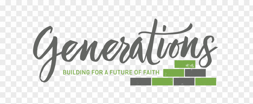 Generations Logo Brand Product Design Green PNG