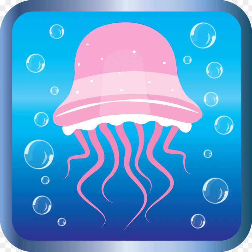 Jellyfish Electric Blue Cobalt PNG