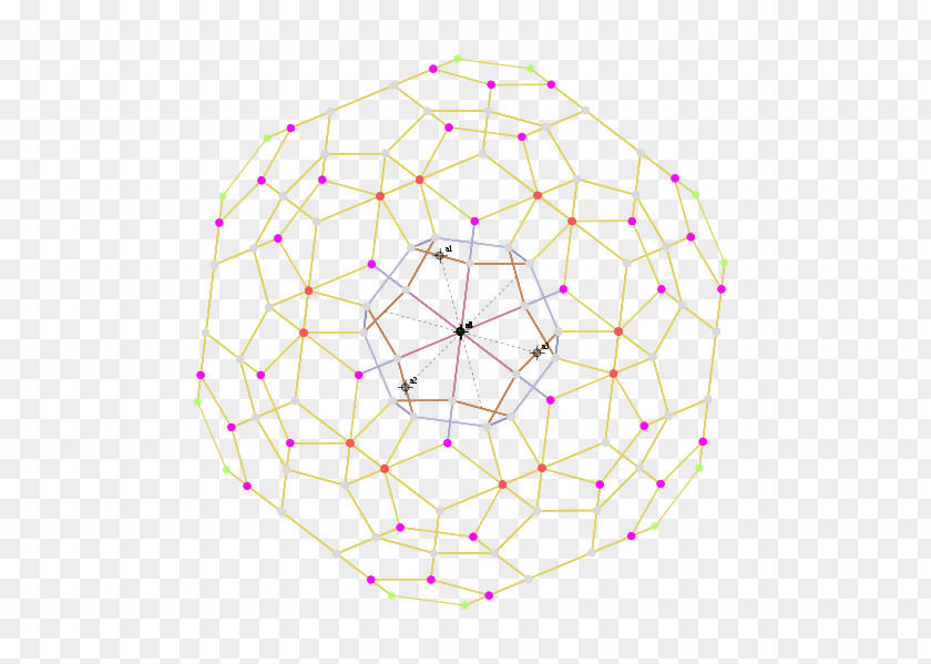 Line Symmetry Point Pattern PNG