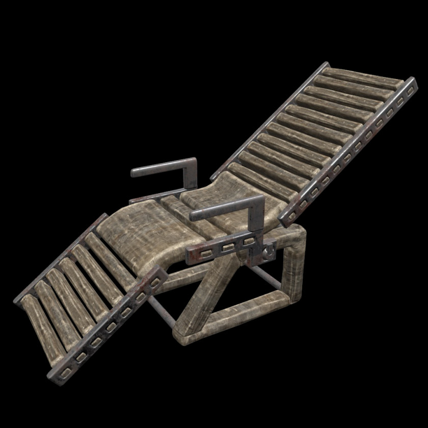 Lounger Garden Furniture Wood PNG