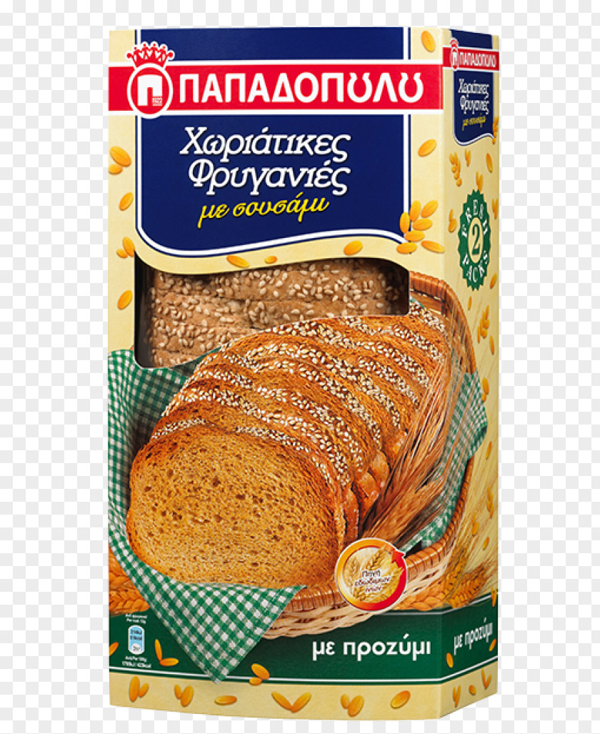 Toast Zwieback Rye Bread Papadopoulos PNG