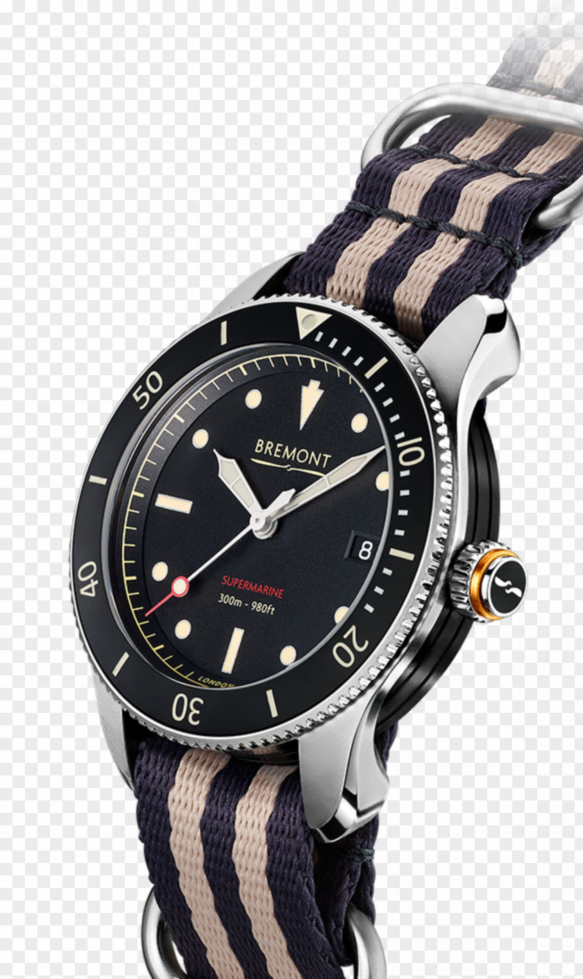 Watch Bremont Company Diving Strap Watchmaker PNG