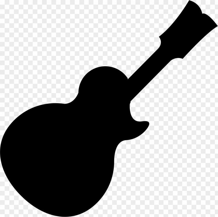 Black And White Simplicity Musical Instruments Acoustic Guitar Electric PNG