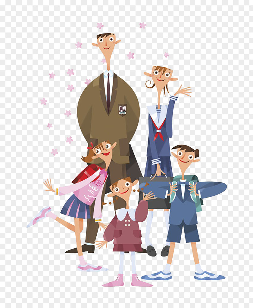 Children And Parents Child Parent Illustration PNG