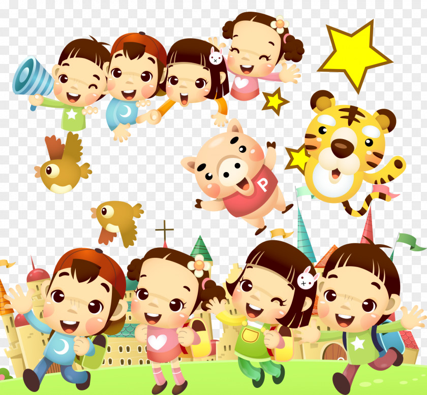 Happy Children Child Illustration PNG