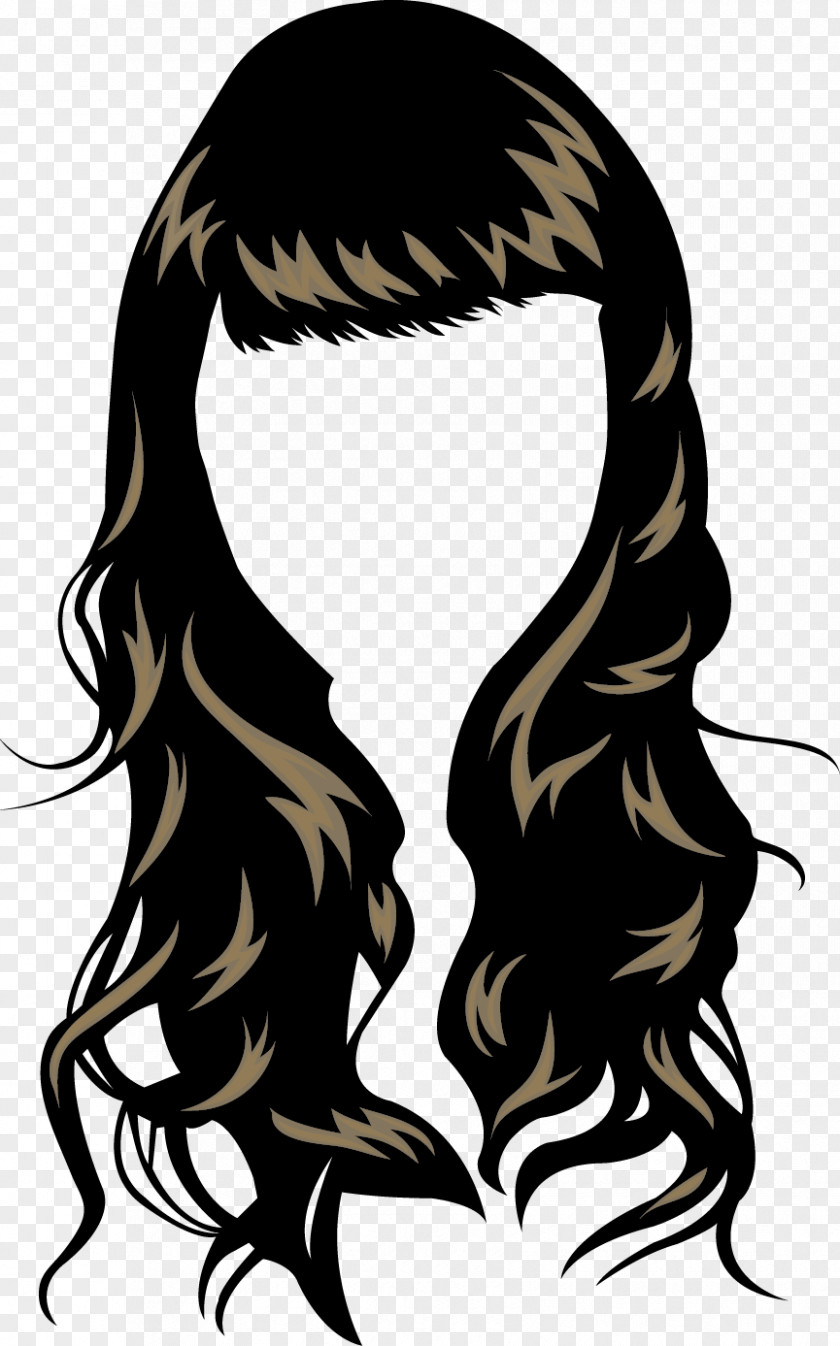 Vector Ms. Hair Hairstyle PNG