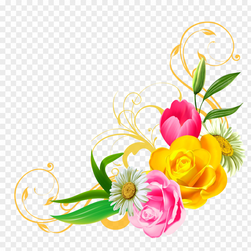 Artwork Flower Bouquet Clip Art PNG