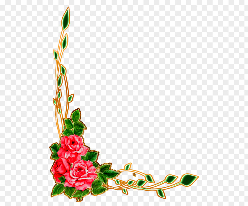 Birthday Garden Roses Clip Art PNG