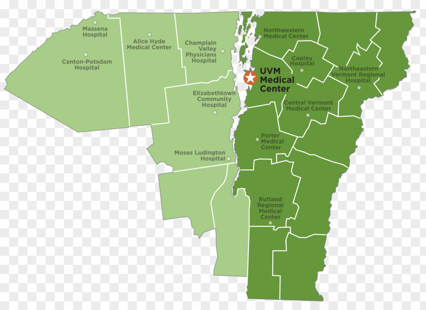 Map Central Vermont Medical Center UVM CVPH Physician Hospital PNG