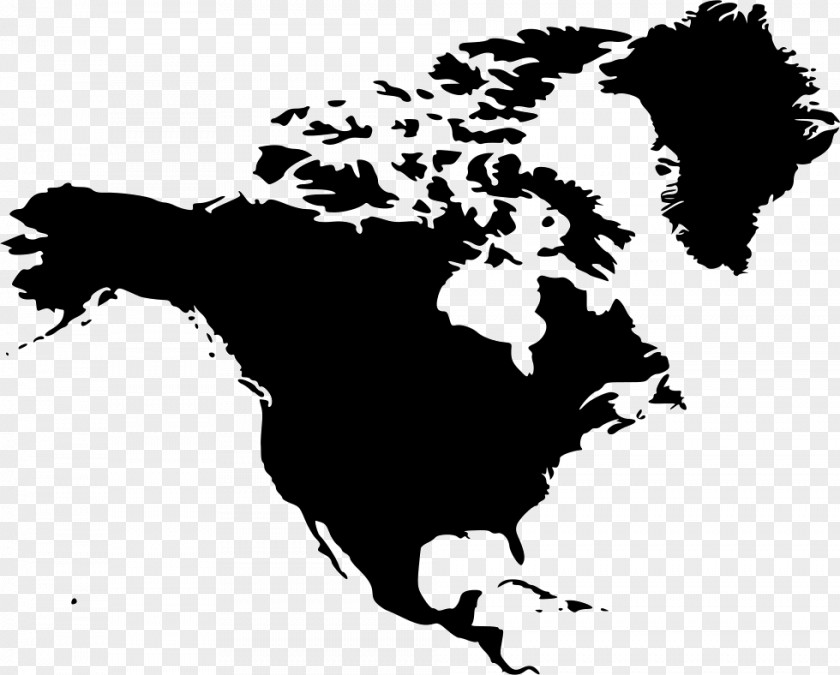 North America World Map Americas Mapa Polityczna PNG