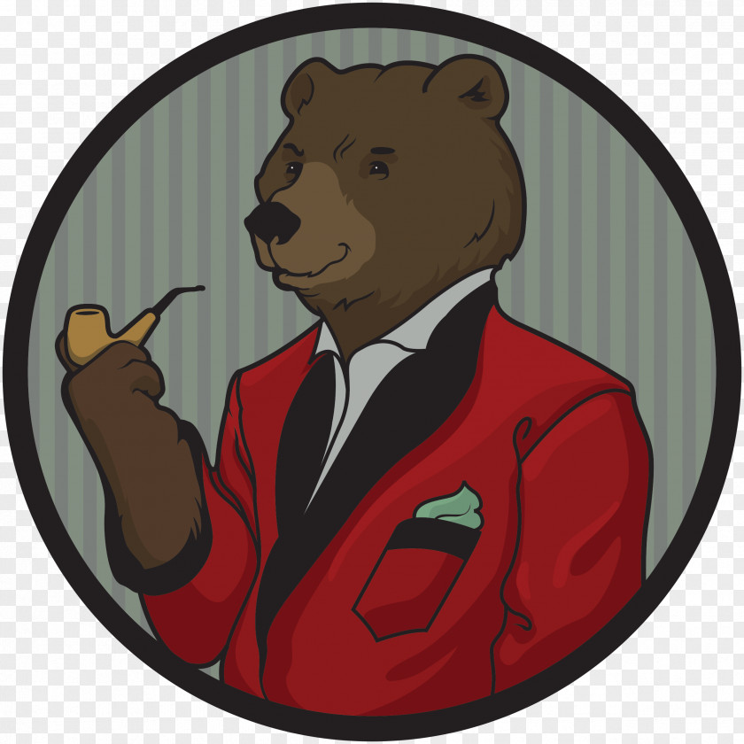 Brown Bear Big Cannabis Shop Dispensary PNG