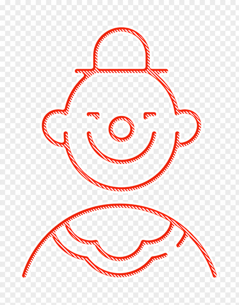 Clown Icon Birthday Party PNG
