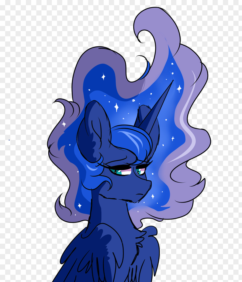 Horse Cobalt Blue Legendary Creature Clip Art PNG