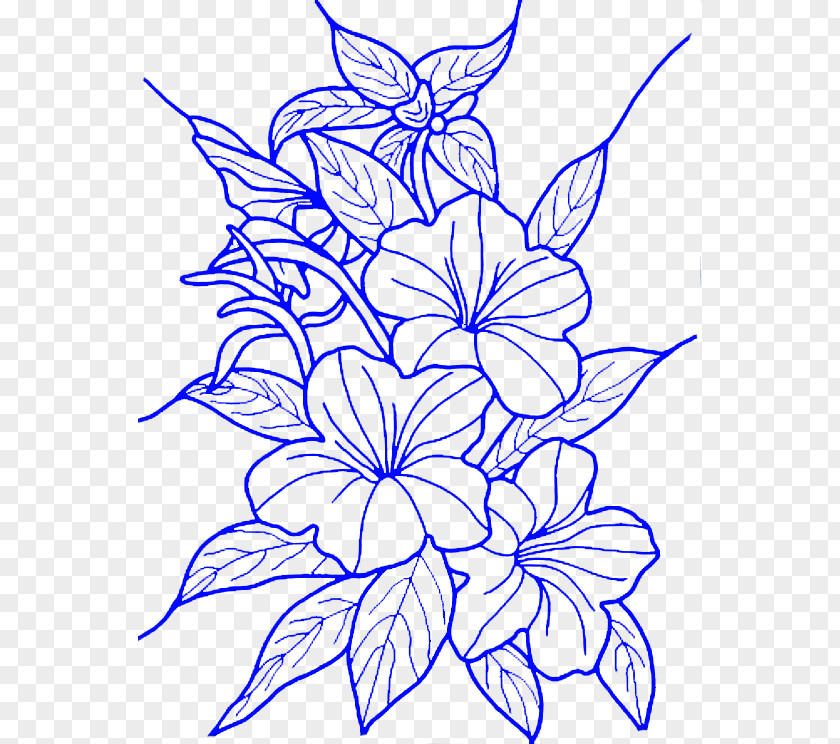 Pedicel Symmetry Leaf Plant Flower Petal Line Art PNG