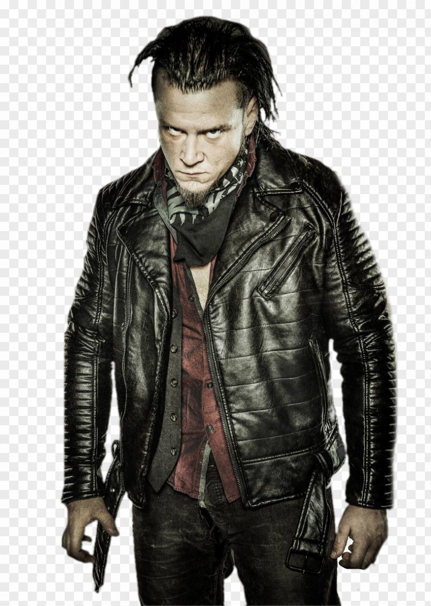 Sami Callihan Professional Wrestling The Irish Airborne Leather Jacket PNG