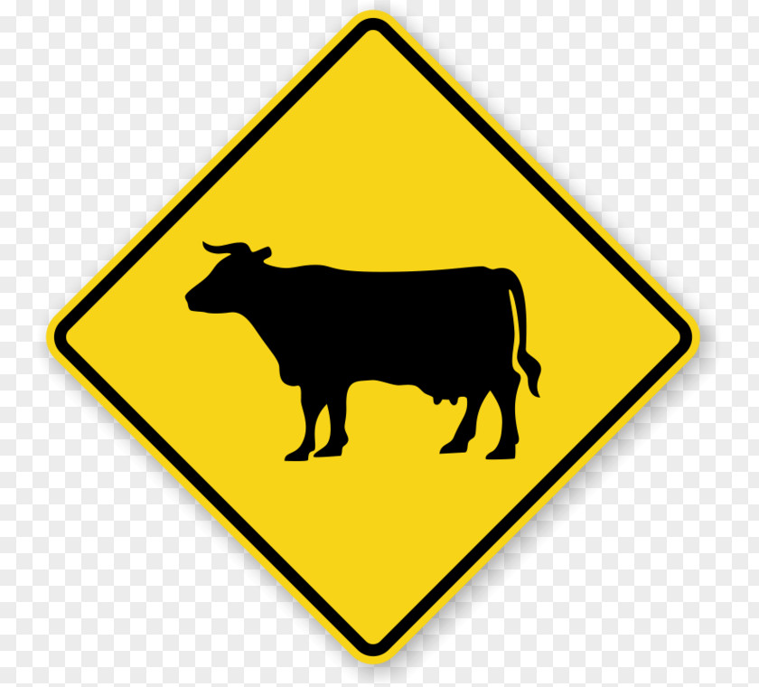 Cattle Drive Cliparts Pedestrian Crossing Warning Sign Traffic PNG