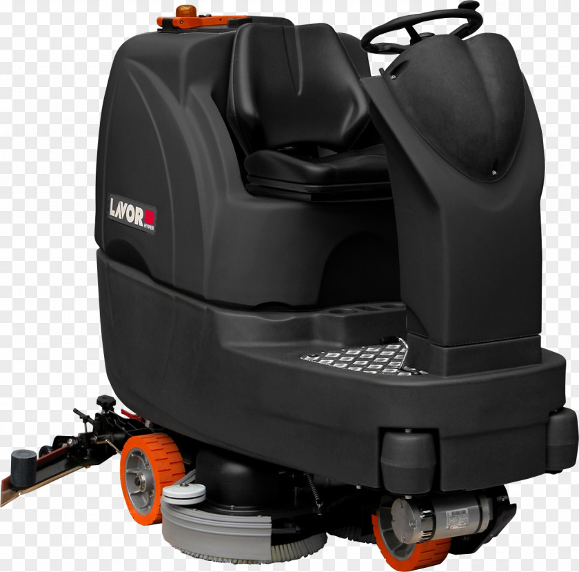 Floor Scrubber Cleaning Machine PNG