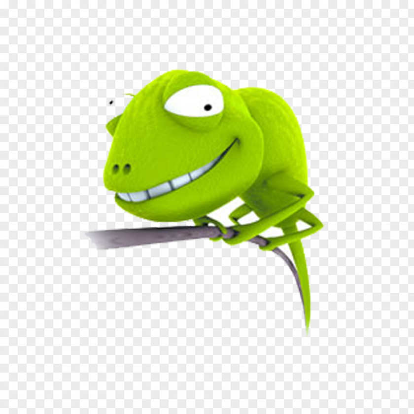 Free Green Lizard Pull Material Humour Joke Cartoon PNG