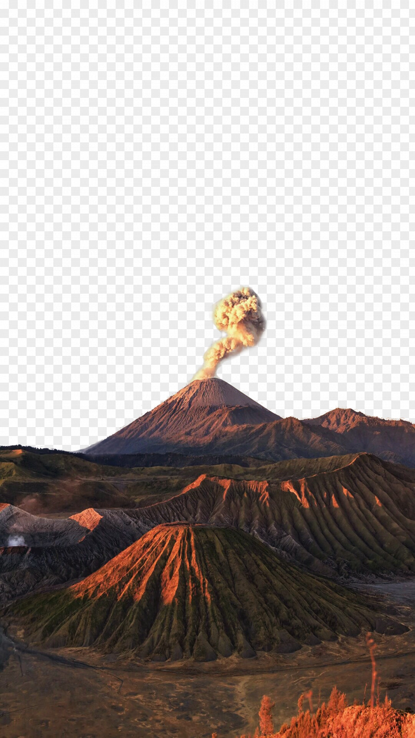 HD Volcano Plot Mount Pinatubo Bromo PNG