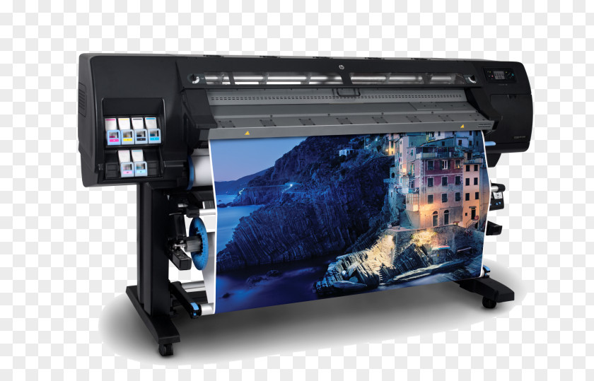 Hewlett-packard Paper Hewlett-Packard Printing Wide-format Printer Canvas Print PNG