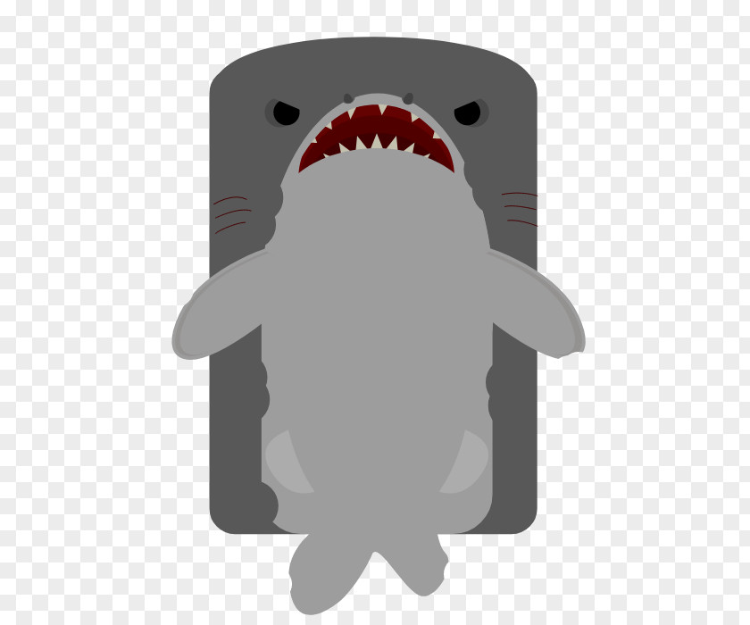 Megalodon Shark Cartoon Animal Font PNG