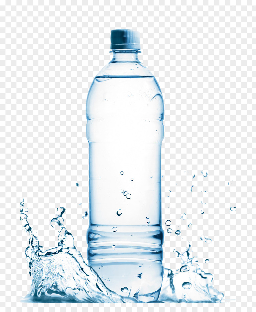 Milk Splash Flavoring Water Bottles Mineral Bottled Distilled PNG