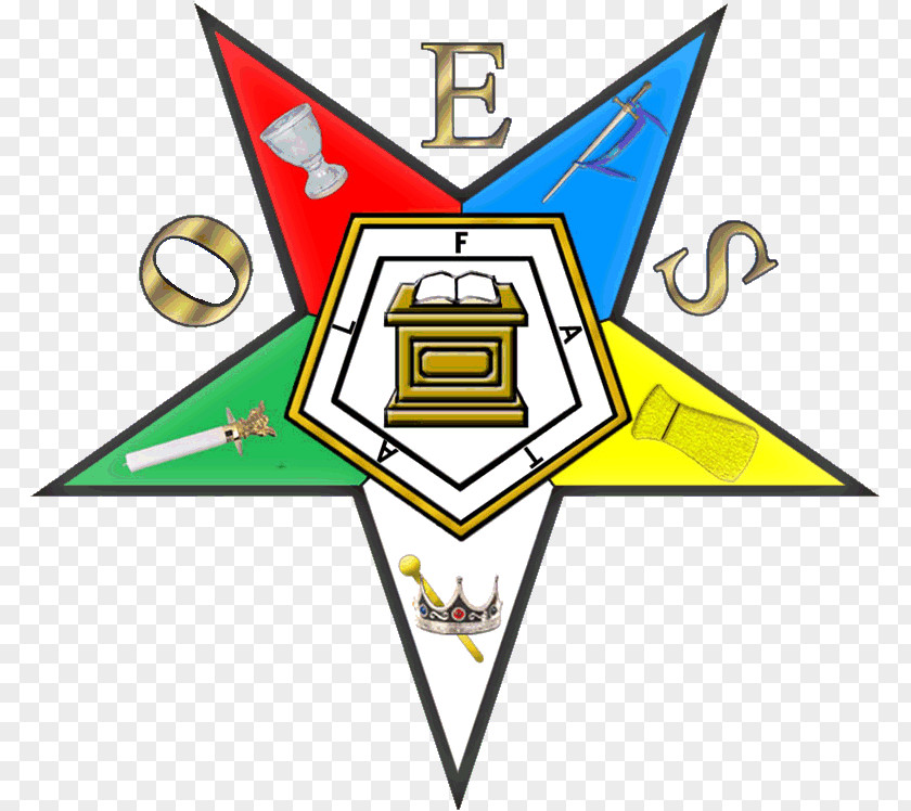 Symbol Order Of The Eastern Star International Rainbow For Girls Freemasonry Masonic Lodge PNG