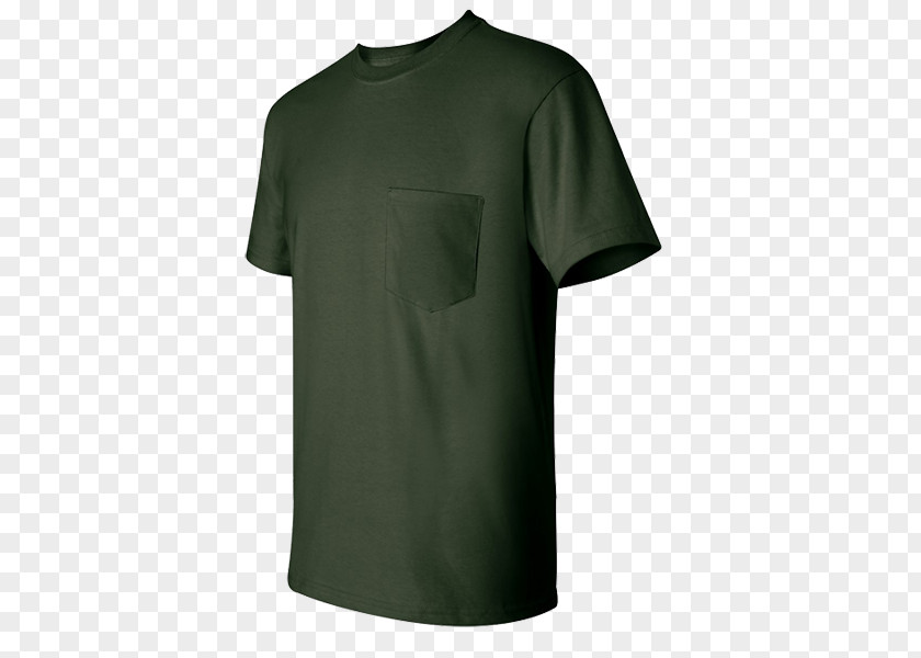 T-shirt Gildan Activewear Neckline Pocket Sleeve PNG