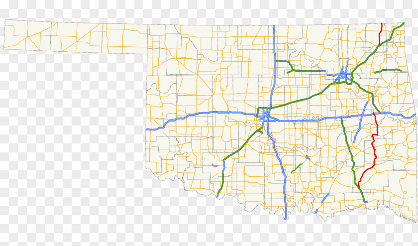 Highway Two Paths Oklahoma State 2 Bluejacket Haskell County, Kiamichi River Wilburton PNG