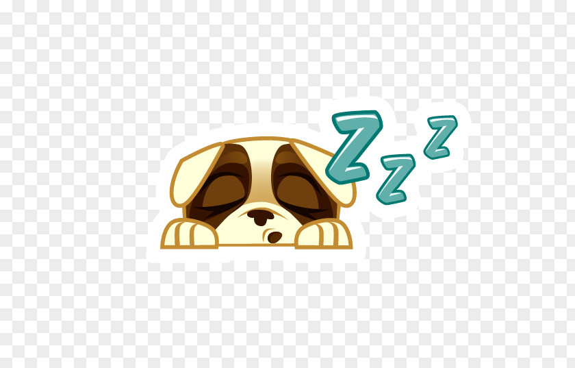 Sleeping Puppy Shar Pei Snout Illustration PNG