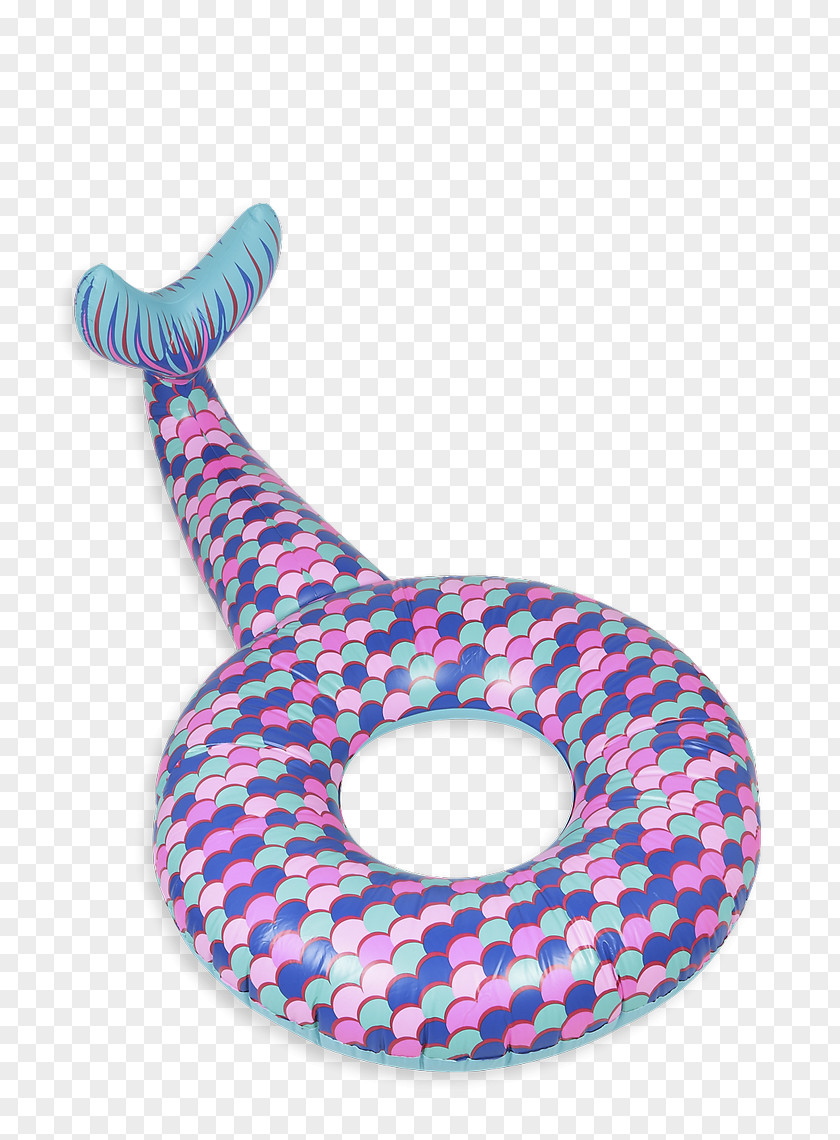 Mermaid Tail Inflatable Swim Ring Swimming Pool Lifebuoy PNG