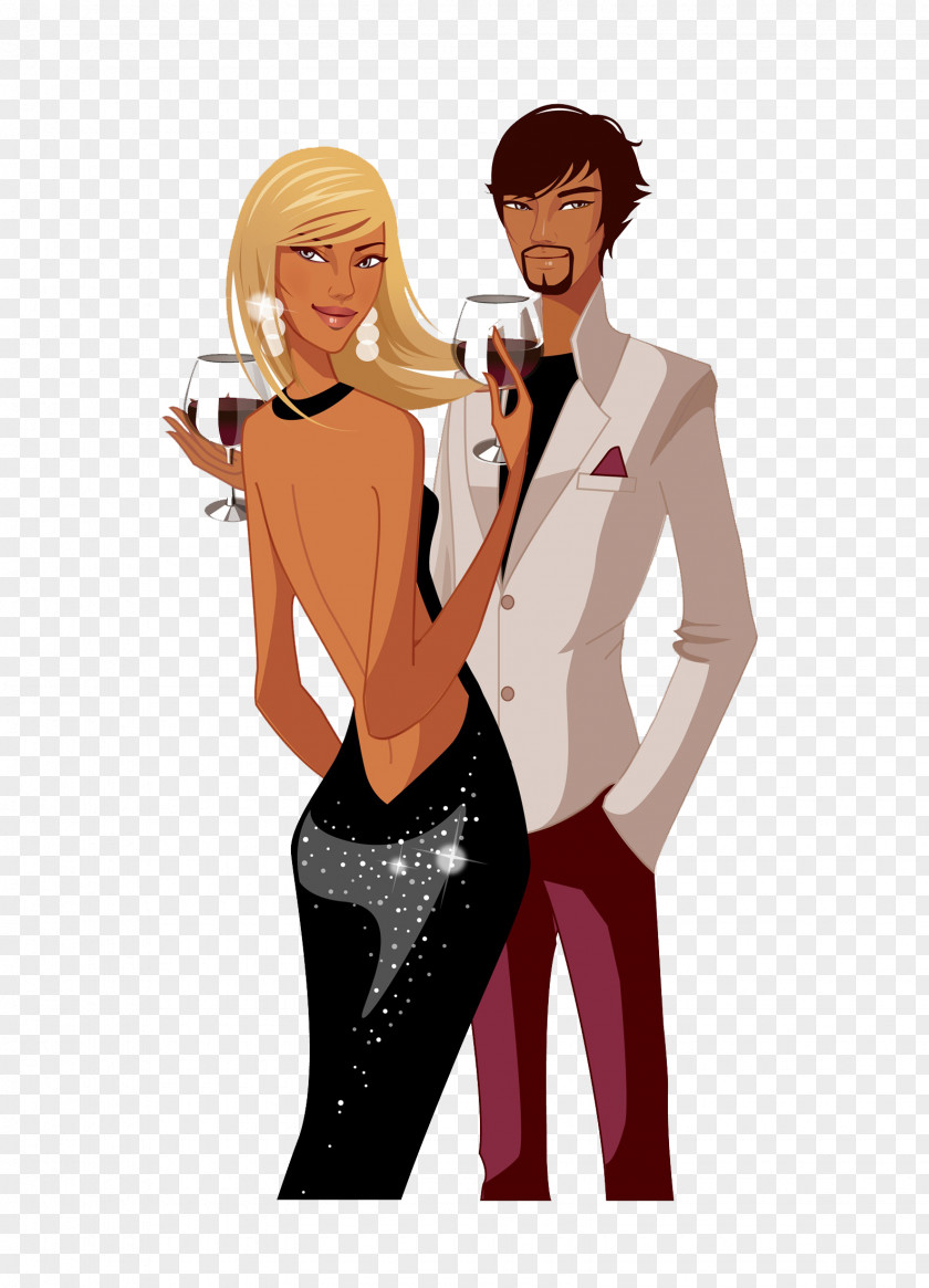 Party Men And Women Euclidean Vector Photography Illustration PNG