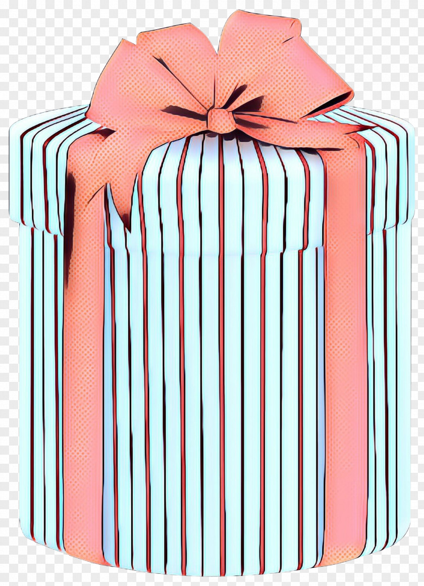 Peach Gift Wrapping Vintage Background PNG