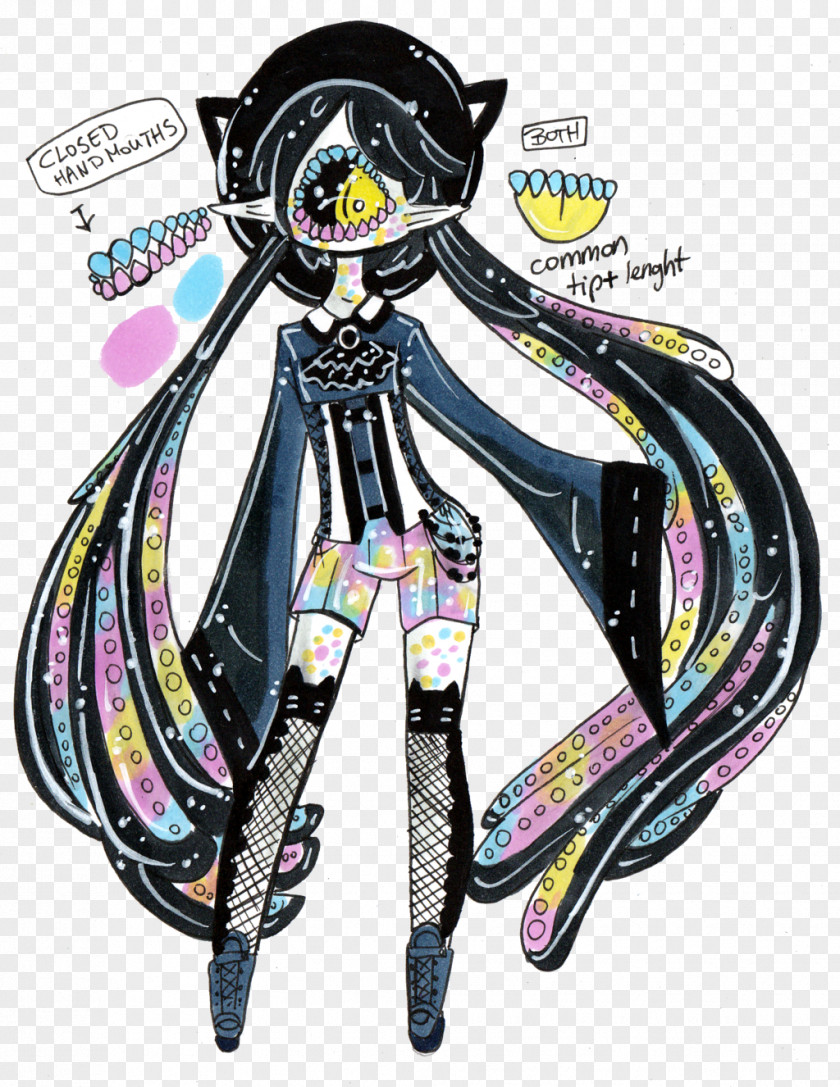 Tentacle Art Aesthetics Drawing Hairstyle PNG